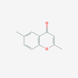 molecular formula C11H10O2 B094722 2,6-Dimethyl-4H-1-benzopyran-4-one CAS No. 16108-51-3