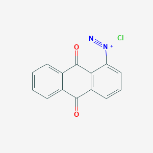 molecular formula C14H7ClN2O2 B094724 9,10-Dioxoanthracene-1-diazonium chloride CAS No. 16048-37-6