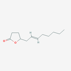molecular formula C12H20O2 B094747 二氢-5-(2-辛烯基)-2(3H)-呋喃酮 CAS No. 15456-69-6