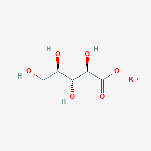 molecular formula C5H9KO6 B094750 Potassium ribonate CAS No. 18315-89-4