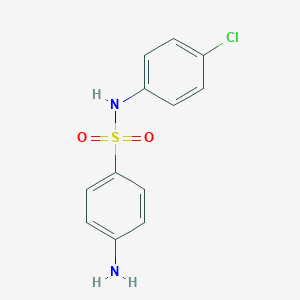 molecular formula C12H11ClN2O2S B094786 4-amino-N-(4-chlorophenyl)benzenesulfonamide CAS No. 16803-92-2