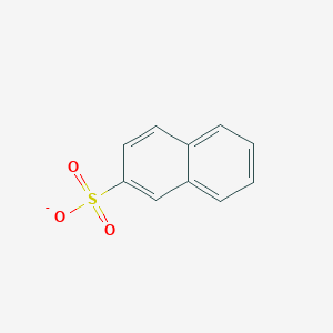 molecular formula C10H7O3S- B094788 Naphthalene-2-sulfonate CAS No. 16023-36-2