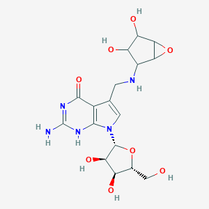 molecular formula C17H23N5O8 B009479 Nucleoside oQ CAS No. 107865-20-3