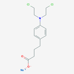 molecular formula C14H18Cl2NNaO2 B094812 Chlorambucil sodium salt CAS No. 1030-06-4