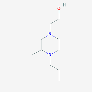 molecular formula C10H22N2O B009482 2-(3-Methyl-4-propylpiperazin-1-yl)ethanol CAS No. 109819-94-5