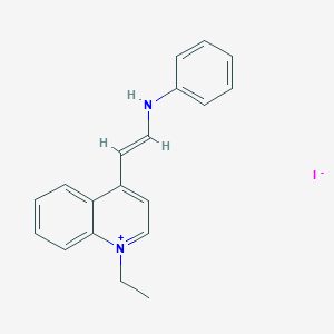 molecular formula C19H19IN2 B094839 1-Ethyl-4-(2-(phenylamino)vinyl)quinolinium iodide CAS No. 19487-71-9