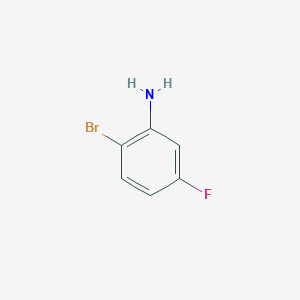 molecular formula C6H5BrFN B094856 2-溴-5-氟苯胺 CAS No. 1003-99-2
