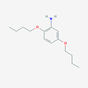 molecular formula C14H23NO2 B094859 2,5-二丁氧基苯胺 CAS No. 136-76-5