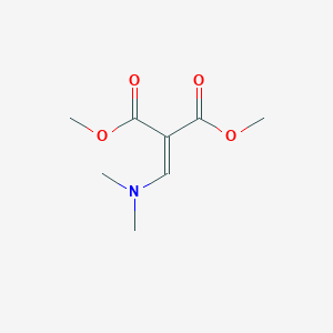 molecular formula C8H13NO4 B094868 1,3-二甲基 2-[(二甲氨基)亚甲基]丙二酸酯 CAS No. 18856-69-4
