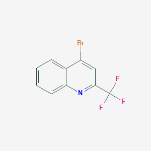 molecular formula C10H5BrF3N B094890 4-溴-2-(三氟甲基)喹啉 CAS No. 18706-25-7