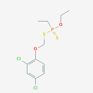 B094896 S-((2,4-Dichlorophenoxy)methyl) O-ethyl ethylphosphonodithioate CAS No. 18596-51-5