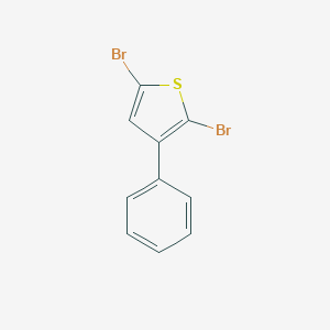molecular formula C10H6Br2S B009493 2,5-Dibromo-3-phenylthiophene CAS No. 19698-46-5