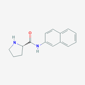 molecular formula C15H16N2O B094934 脯氨酰-β-萘酰胺 CAS No. 16037-15-3