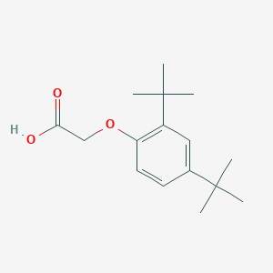 molecular formula C16H24O3 B094943 (2,4-二叔丁基苯氧基)乙酸 CAS No. 18327-79-2