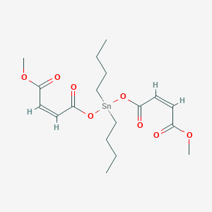molecular formula C18H28O8Sn B094949 （Z,Z）-8,8-二丁基-3,6,10-三氧代-2,7,9-三氧杂-8-锡杂十三-4,11-二烯-13-酸甲酯 CAS No. 15546-11-9