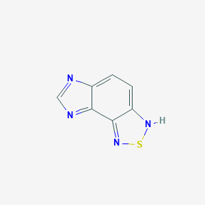 molecular formula C7H4N4S B094952 8H-咪唑并[4,5-E][2,1,3]苯并噻二唑 CAS No. 19546-85-1
