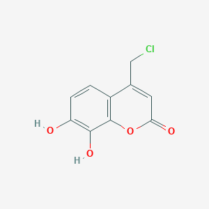 molecular formula C10H7ClO4 B094963 4-(氯甲基)-7,8-二羟基-2H-色酮 CAS No. 19040-71-2