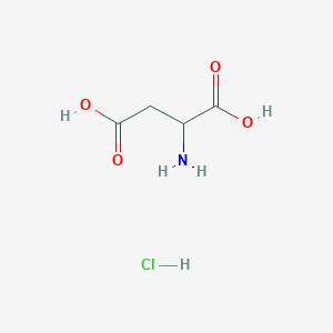 molecular formula C4H8ClNO4 B094999 (S)-2-Aminosuccinic acid hydrochloride CAS No. 17585-59-0
