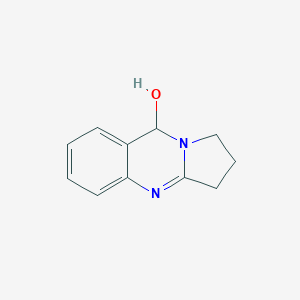 molecular formula C11H12N2O B000095 1,2,3,9-Tetrahydropyrrolo[2,1-b]quinazolin-9-ol CAS No. 36101-54-9