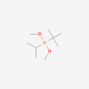 molecular formula C9H22O2Si B009503 tert-Butyl(dimethoxy)(propan-2-yl)silane CAS No. 109144-59-4