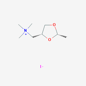 molecular formula C8H18INO2 B095056 (+)-顺式-二氧六环碘化物 CAS No. 16709-43-6