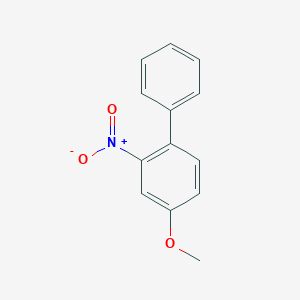 molecular formula C13H11NO3 B095078 4-甲氧基-2-硝基联苯 CAS No. 16098-16-1