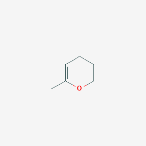 molecular formula C6H10O B095086 6-甲基-3,4-二氢-2H-吡喃 CAS No. 16015-11-5