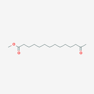 molecular formula C15H28O3 B095090 甲基13-氧代十四酸酯 CAS No. 18993-10-7