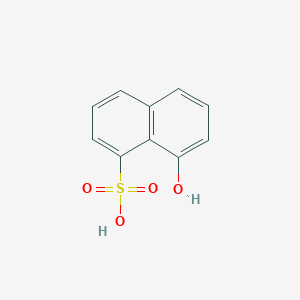 molecular formula C10H8O4S B095096 1-萘磺酸 CAS No. 117-22-6