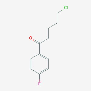 molecular formula C11H12ClFO B095117 5-氯-1-(4-氟苯基)-1-氧代戊烷 CAS No. 17135-46-5