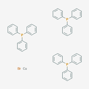 molecular formula C54H45BrCuP3 B095118 三(三苯基膦)溴化铜(I) CAS No. 15709-74-7