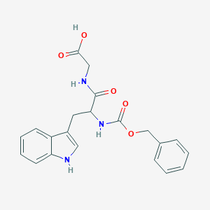 B095121 2-(2-{[(benzyloxy)carbonyl]amino}-3-(1H-indol-3-yl)propanamido)acetic acid CAS No. 17388-70-4