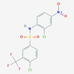 molecular formula C13H7Cl2F3N2O4S B009513 Flusulfamide CAS No. 106917-52-6