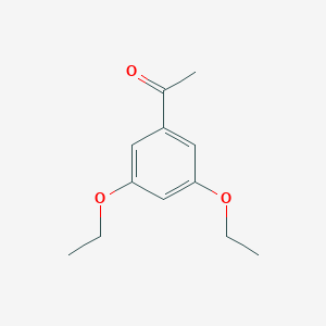 molecular formula C12H16O3 B009516 1-(3,5-二乙氧基苯基)乙酮 CAS No. 103604-53-1