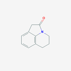 B095195 1, 2, 3, 4, 5, 6-Hexahydropyrrolo [3,2,1-I,J] quinolone-2 CAS No. 16078-37-8