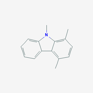 molecular formula C15H15N B095203 1,4,9-三甲基咔唑 CAS No. 18024-11-8