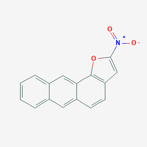 molecular formula C16H9NO3 B009522 Anthra(1,2-b)furan, 2-nitro- CAS No. 104662-23-9