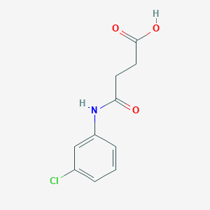 molecular formula C10H10ClNO3 B095223 4-[(3-氯苯基)氨基]-4-氧代丁酸 CAS No. 15386-96-6
