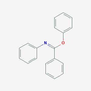 B095268 Benzenecarboximidic acid, N-phenyl-, phenyl ester CAS No. 15940-86-0