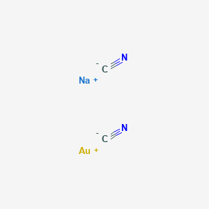 molecular formula C2AuN2Na B095274 氰化金钠 CAS No. 15280-09-8