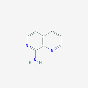 molecular formula C8H7N3 B095287 1,7-萘啶-8-胺 CAS No. 17965-82-1