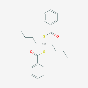 molecular formula C22H28O2S2Sn B095304 Bis(benzoylthio)dibutylstannane CAS No. 15481-48-8