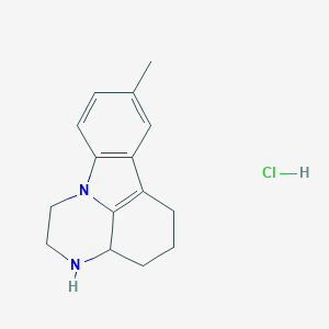 molecular formula C15H19ClN2 B095309 Pirlindole hydrochloride CAS No. 16154-78-2