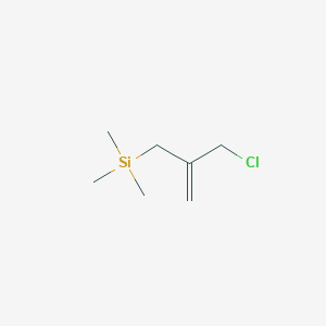 molecular formula C7H15ClSi B095313 2-(Chloromethyl)allyl-trimethylsilane CAS No. 18388-03-9