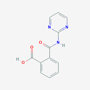 molecular formula C12H9N3O3 B095320 2-(Pyrimidin-2-ylcarbamoyl)benzoic acid CAS No. 17332-60-4