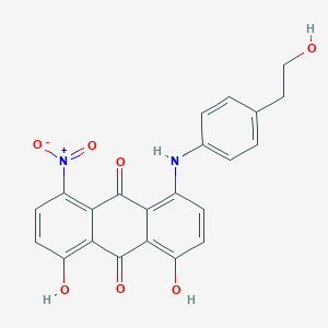 molecular formula C22H16N2O7 B095324 C.I. Disperse blue 27 CAS No. 15791-78-3