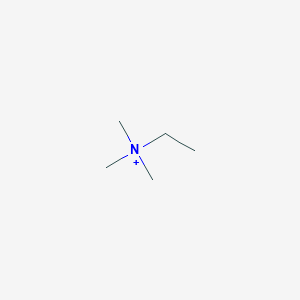 molecular formula C5H14N+ B095326 Ethyltrimethylammonium CAS No. 15302-88-2