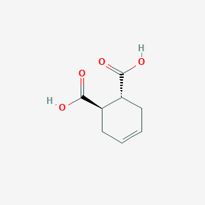 molecular formula C8H10O4 B095335 (1R,2R)-环己-4-烯-1,2-二甲酸 CAS No. 15573-40-7
