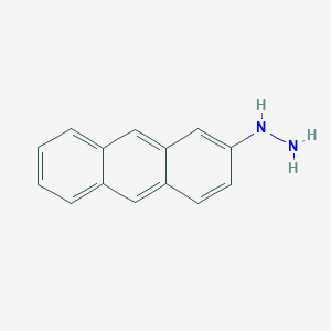 molecular formula C14H12N2 B095336 蒽-2-基-肼 CAS No. 17529-06-5
