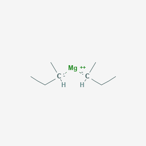 molecular formula C8H18Mg B095352 Magnesium, bis(1-methylpropyl)- CAS No. 17589-14-9